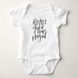Voor dit kind heb ik gebeden - Baby Bodysuit - pak