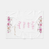 Voor dit kind heb ik gebeden fleece deken (Voorkant (Horizontaal))