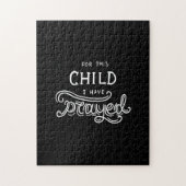 voor dit kind heb ik gebeden legpuzzel (Verticaal)