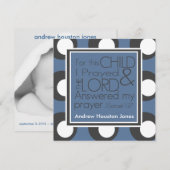 Voor dit kind heb ik geboorteaankondiging gebeden aankondiging (Voorkant / Achterkant)