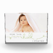 Voor dit kind heb ik gegeten - 1 Samuel 1:27 Fotoblokken (Voorkant)