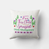 Voor dit kind heb ik gegeten kussen (Achterkant)