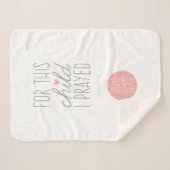 Voor dit kind heb ik in roze gebeten sherpa deken (Voorkant (horizontaal))