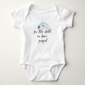Voor dit kind hebben we Baby gebeden Romper (Voorkant)