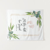 Voor dit kind hebben we Bijbelverse gebeden Wandkleed (Voorkant (horizontaal))