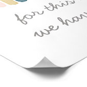 Voor dit kind hebben we Boho Waterverf Rainbow gep Poster (Hoek)