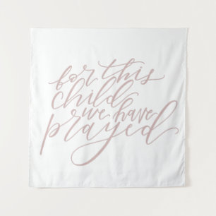voor dit kind hebben we gebed tapijt wandkleed