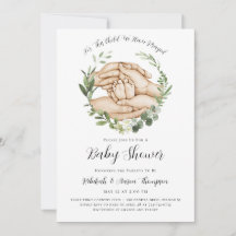 Voor dit kind hebben we gebeden Baby shower uitnod