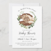 Voor dit kind hebben we gebeden Baby shower uitnod Kaart (Voorkant)