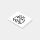 Voor dit kind hebben we gebeden post-it® notes (Schuin)