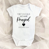 Voor dit kind hebben we gebeden zwangerschapsaanko romper