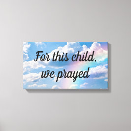 Voor dit kind hebben we neursery Bedroom Wall Art  Canvas Afdruk
