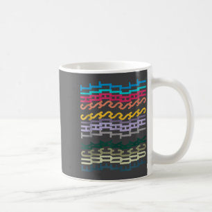 Voor dit verborgen boodschap kleurrijk tanktop  koffiemok