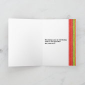 Voor dochter aangepaste leeftijd verjaardagstaart kaart (Binnen)