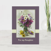 Voor Dochter bij het trapsgewijs schilderen van Mo Kaart (Voorkant)