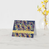 Voor dochter denken aan je Black Eyed Susans Kaart (Gele Bloem)