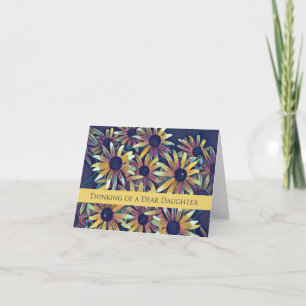 Voor dochter denken aan je Black Eyed Susans Kaart
