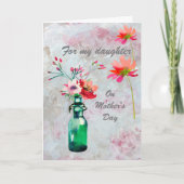 Voor Dochter op moederdag Kaart (Voorkant)