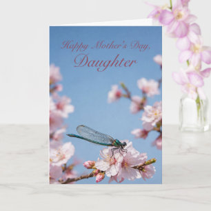 Voor Dochter op Moederdag Libelle kaart