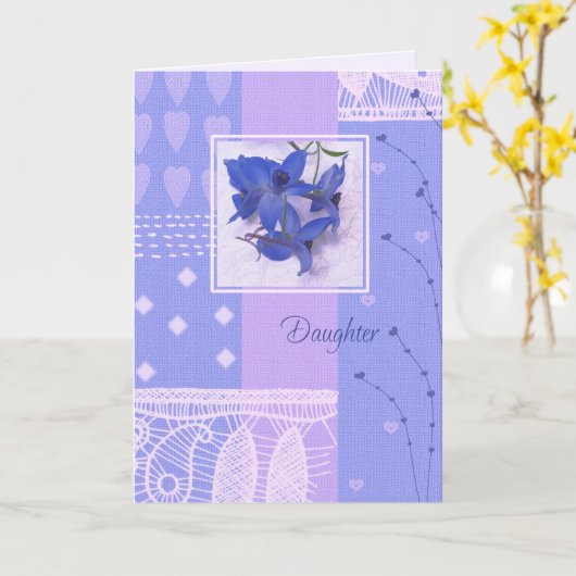 Voor Dochter op Moederdag Wenskaarten Kaart (Gele Bloem)