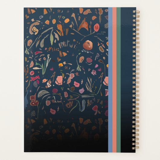 Voor Dochters, Abstracte Floral Design Foto Planner (Achterkant)