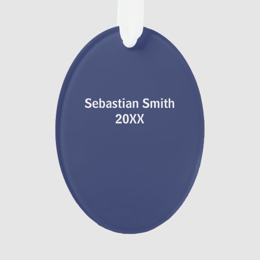 VOOR Doctor Christmas Tree  naam Ornament (achterkant)