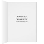 voor Dog Walker's Birthday Cute Dogs (Binnen (Rechts))