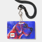 Voor Doggen VIP's Badge (Voorzijde met lanyard)