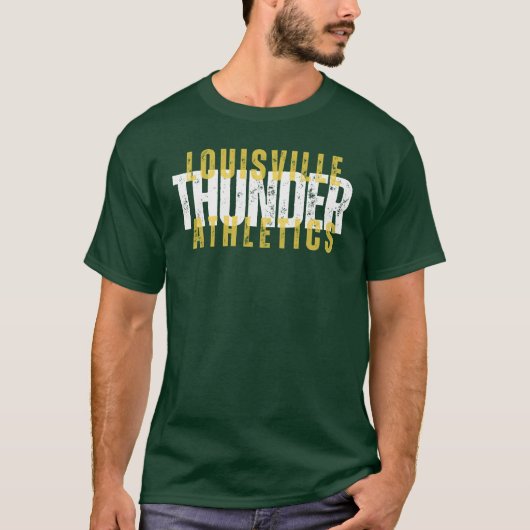 Voor donkere items - Louisville Thunder Athletics T-shirt (Voorkant)