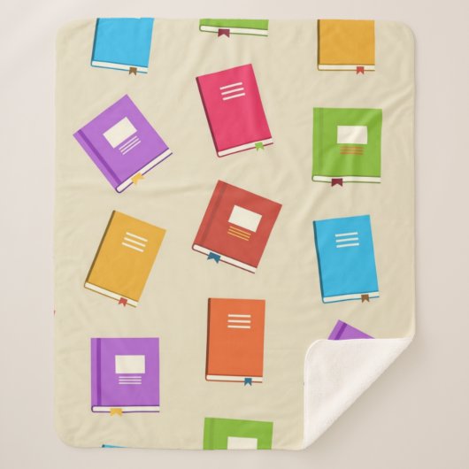 Voor echte liefhebbers van boeken sherpa deken (Voorkant)