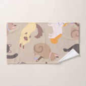 Voor echte liefhebbers van katten bad handdoek (Handdoek)