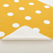 Voor echte liefhebbers van polka-stippen sherpa deken (3/4)