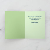 Voor echtgenoot op de geboortedag Brugge België Wa Kaart (Binnen)