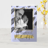 Voor echtgenoot op de Vaderdag op de douanekaart Kaart (Gele Bloem)