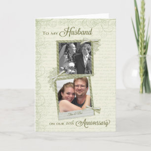 Voor echtgenoot op __de verjaardag - Aangepast toe Kaart