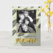 Voor echtgenoot op Vaderdag Aangepaste fotokaarten Kaart (Gele Bloem)