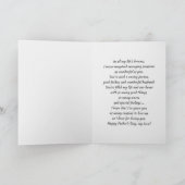 Voor echtgenoot op Vaderdag Aangepaste fotokaarten Kaart (Binnen)