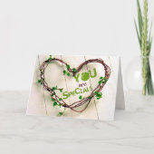 Voor Echtgenote op Aangepaste Valentijnsdag Feestdagen Kaart (Voorkant)