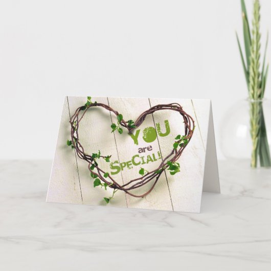 Voor Echtgenote op Aangepaste Valentijnsdag Feestdagen Kaart (Voorkant)