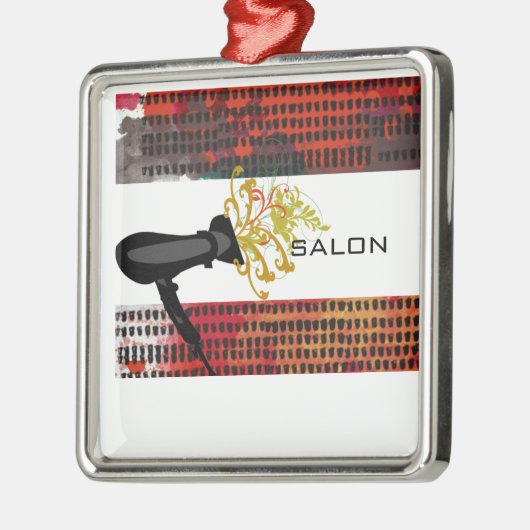 Voor een Abstracte bladerdroger met haarstijllijst Metalen Ornament (Links)