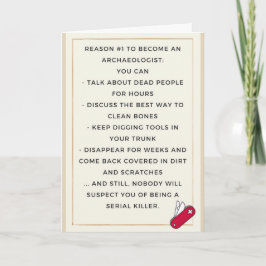 Voor een archeoloog vriend kaart