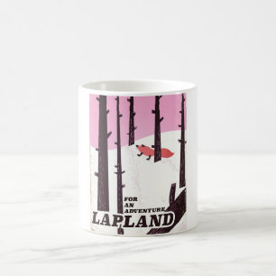 Voor een avontuur Lapland vintage poster Koffiemok