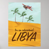 Voor een avontuur! Libische reisposter Poster (Voorkant)