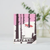 Voor een avontuurlijke laptop briefkaart (Staand voorkant)