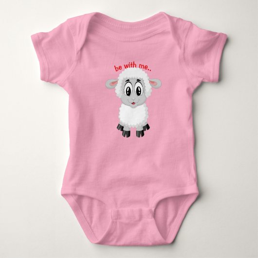 Voor een baby meisje romper (Voorkant)