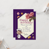 Voor een banketbakker kaart (Voorkant / Achterkant in situ)