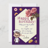 Voor een banketbakker kaart (Voorkant)