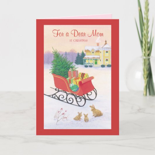 Voor een Beste Mamma bij Kerstmis Feestdagen Kaart (Voorkant)