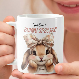 Voor Een Bijzonder Konijntje Schattig Pasen Coquet Koffiemok