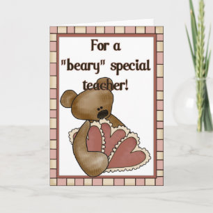 Voor een bijzonder speciale juf Valentijnskaart d1 Feestdagen Kaart